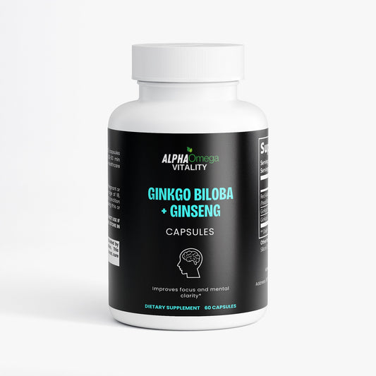Ginkgo Biloba and Ginseng Capsules