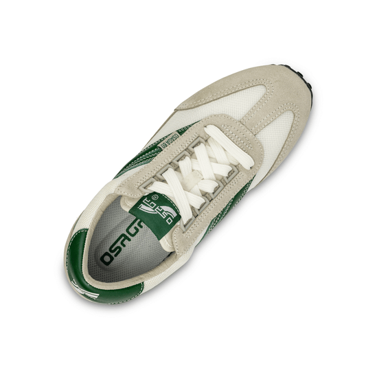 Osaga 80 Men's Evergreen Retro Sneakers (Green/White/Gray)