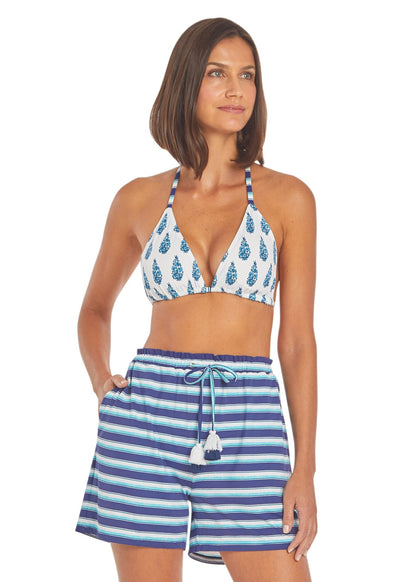 Delray Paperbag Waist Tassel Short