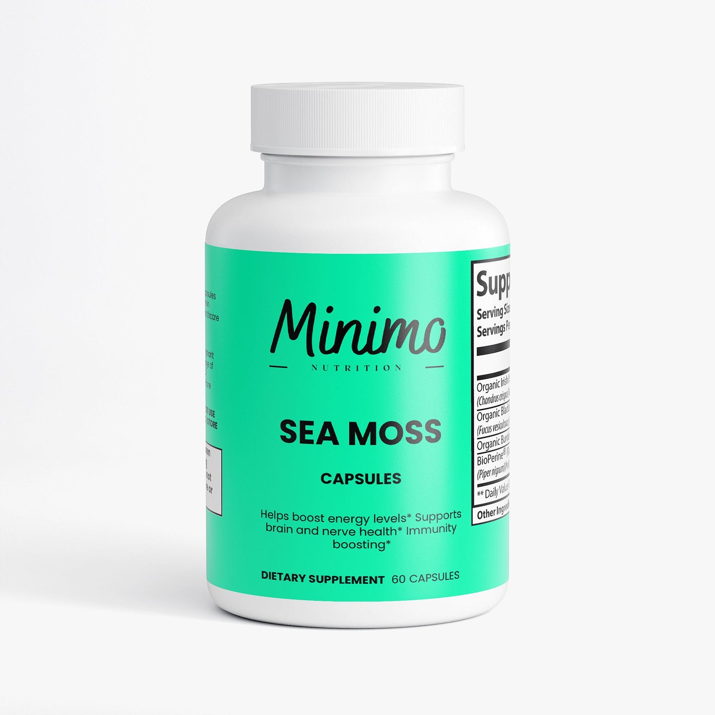 Sea Moss with Bladderwrack and Burdock Root, 60 ct.
