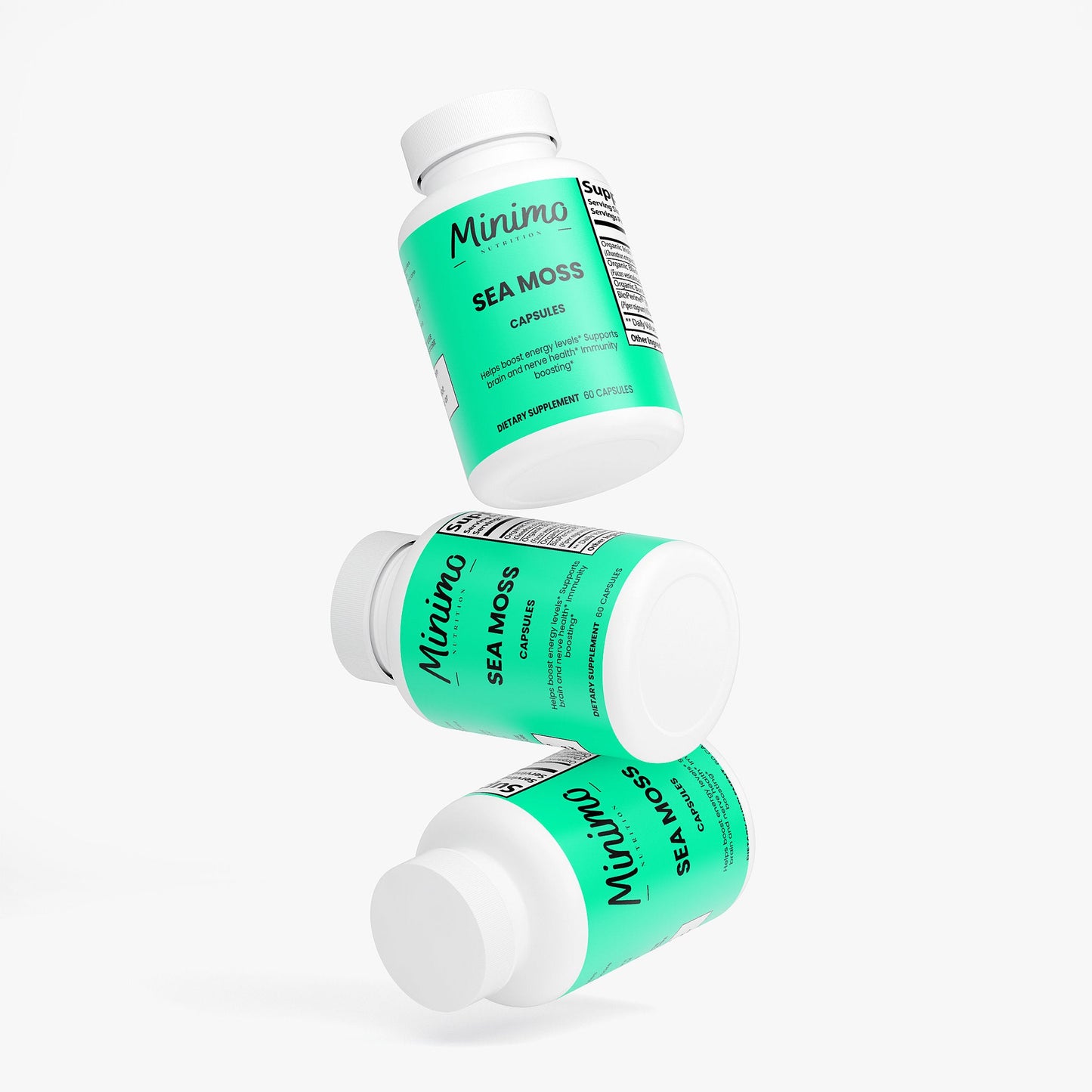 Sea Moss with Bladderwrack and Burdock Root, 60 ct.