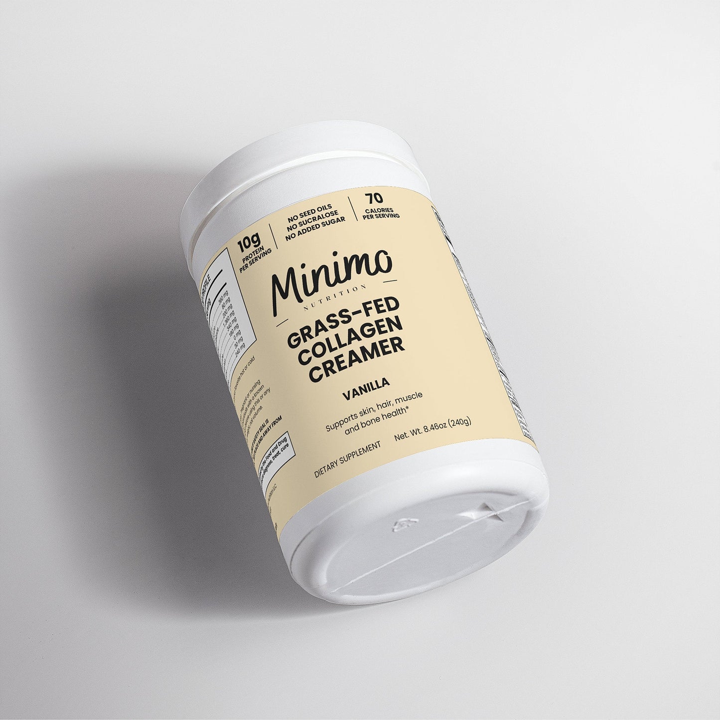 Grass-Fed Collagen Creamer (Vanilla), 8.5 oz