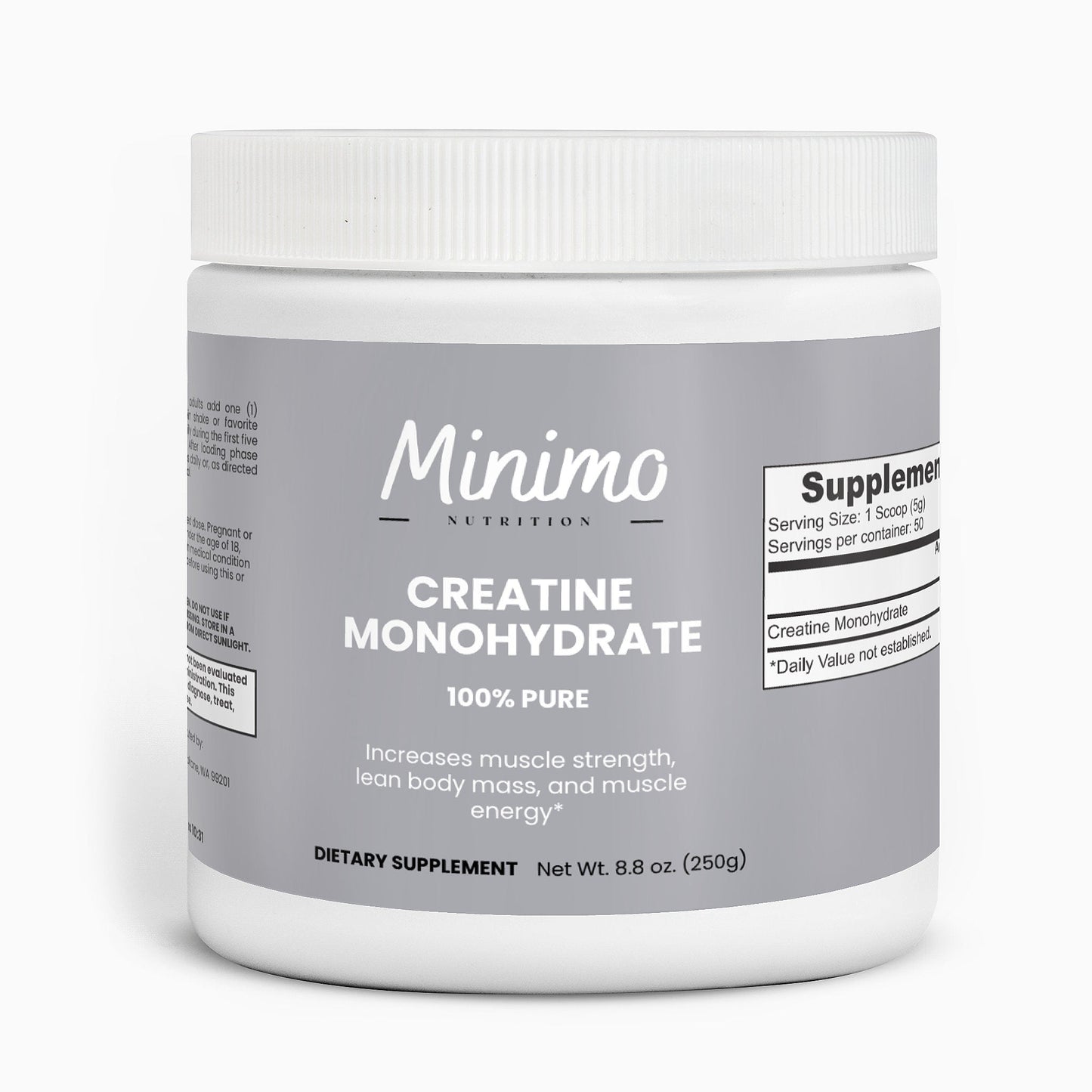 Creatine Monohydrate Powder, 8.8 oz