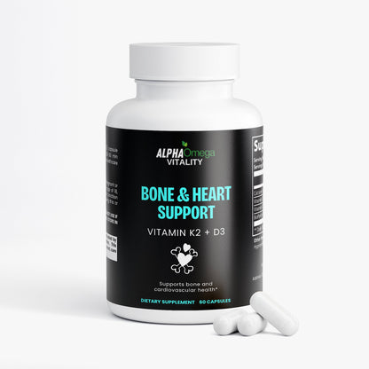 Bone and Heart Support with Vitamin K2 & D3 - 60 Capsules