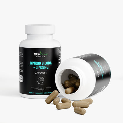 Ginkgo Biloba and Ginseng Capsules