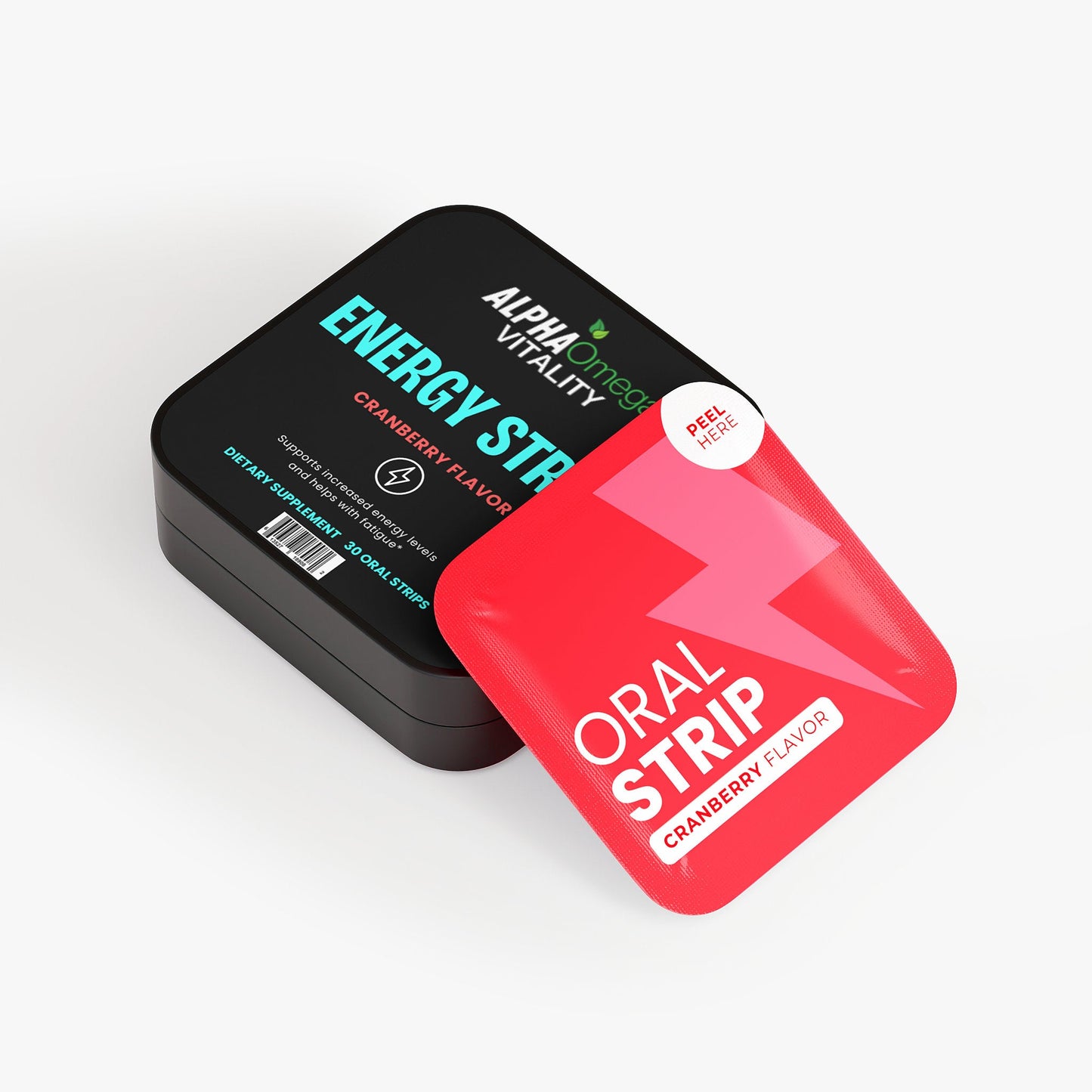 Natural Energy Strips - Cranberry Flavor