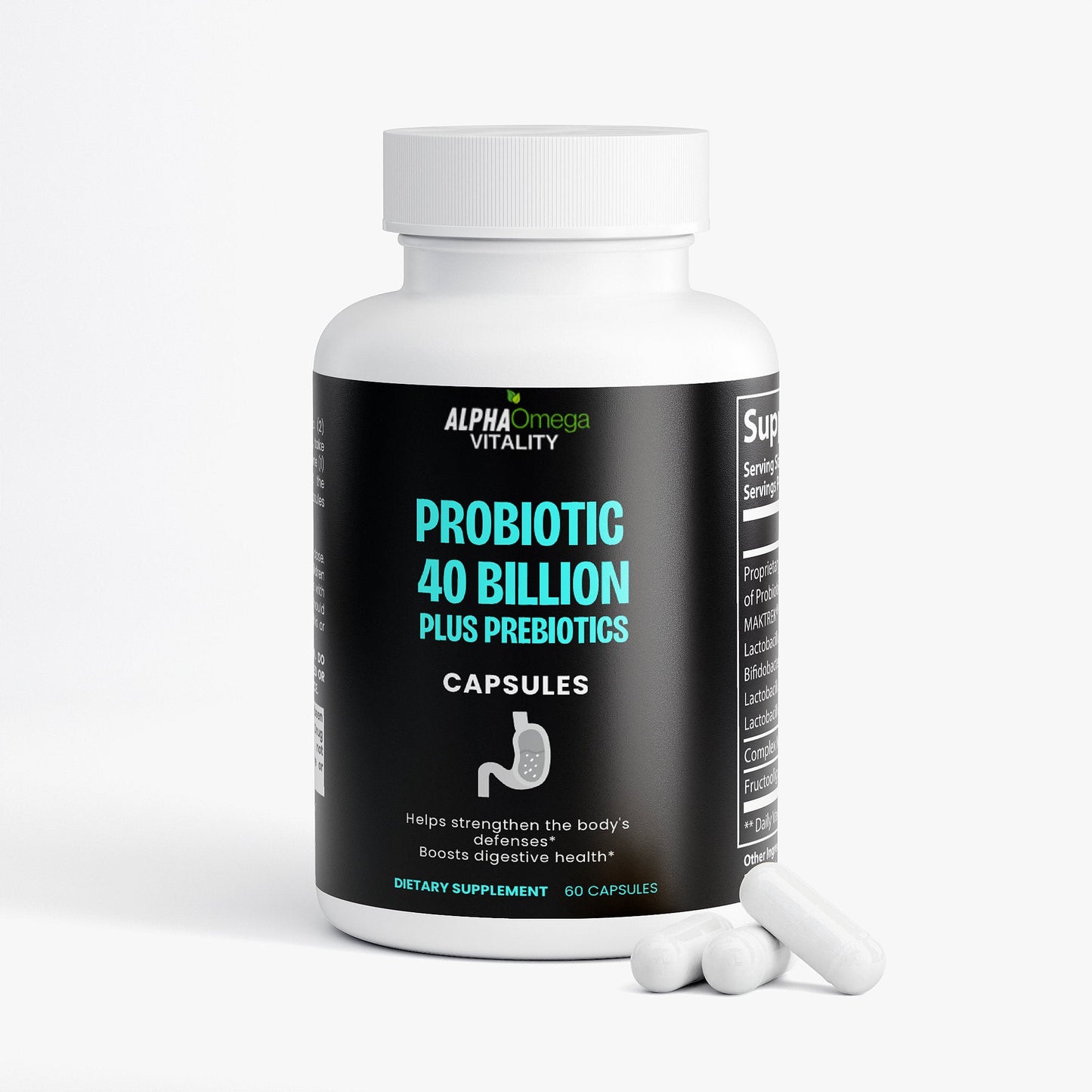 Probiotic 40 Billion with Prebiotics