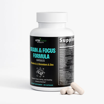 Brain & Focus Formula with A, B, Zinc and Chromium