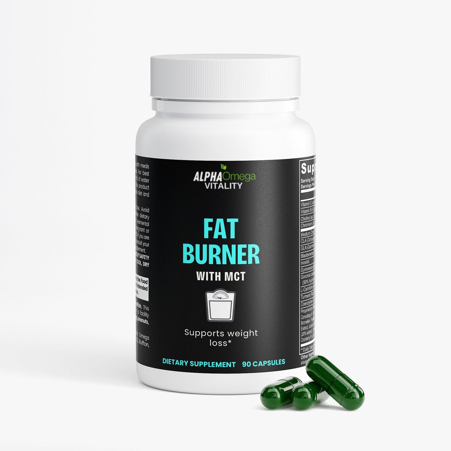 MCT Fat Burner Supplement - 90 Caps
