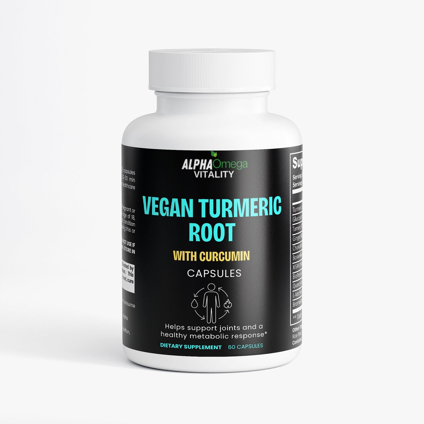 Vegan Turmeric Root with Curcumin