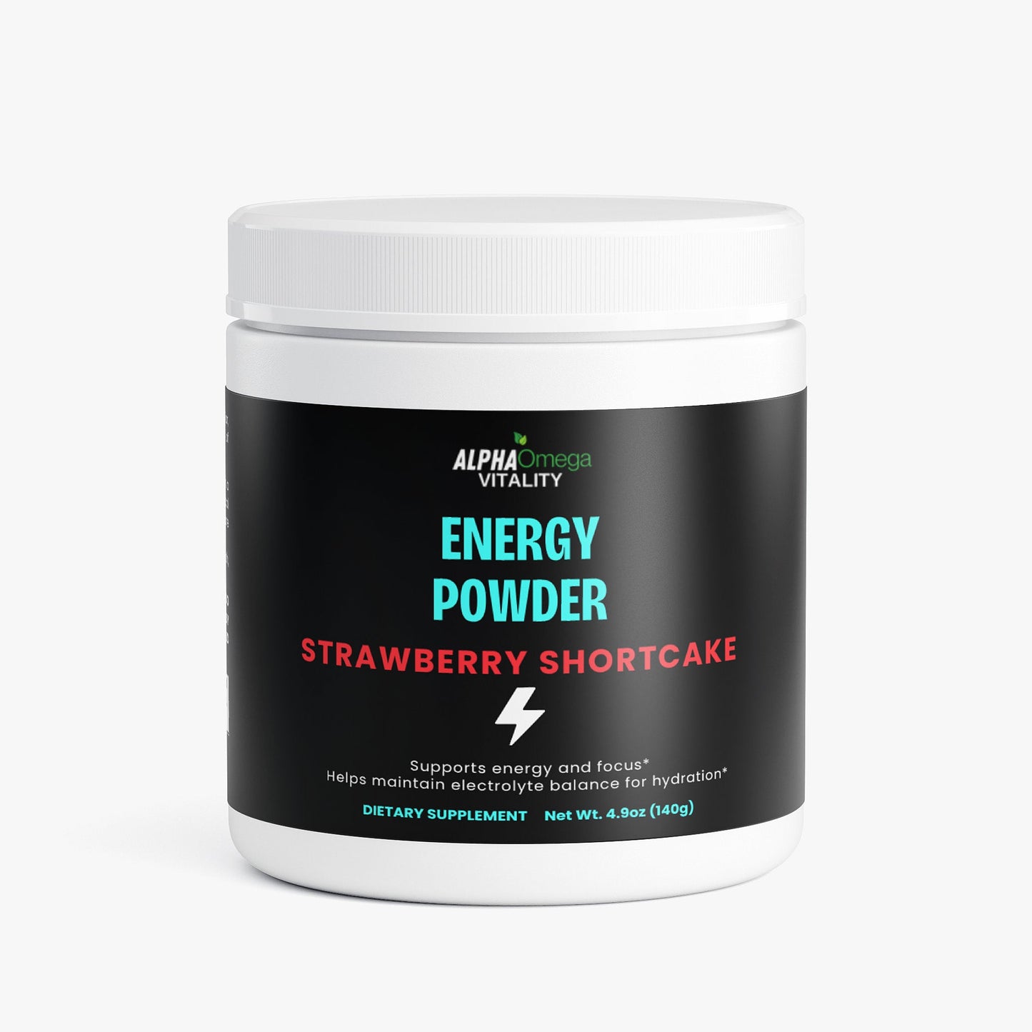 Energy Boost Drink Powder - Strawberry Shortcake