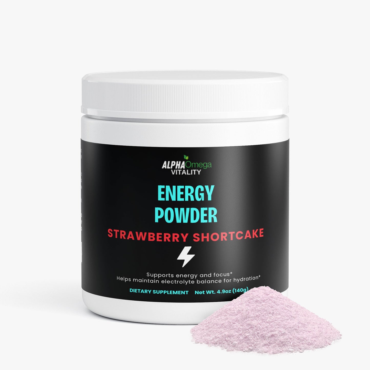 Energy Boost Drink Powder - Strawberry Shortcake
