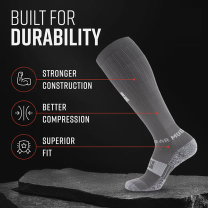 Tall Compression Socks (Gray/Gray)