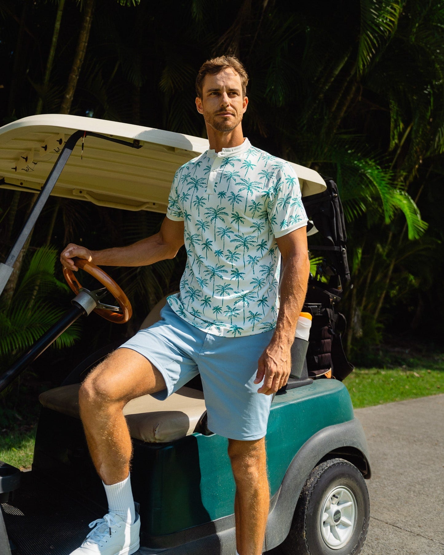 Catalyst Polo | Mantra Collar | Palm Forest