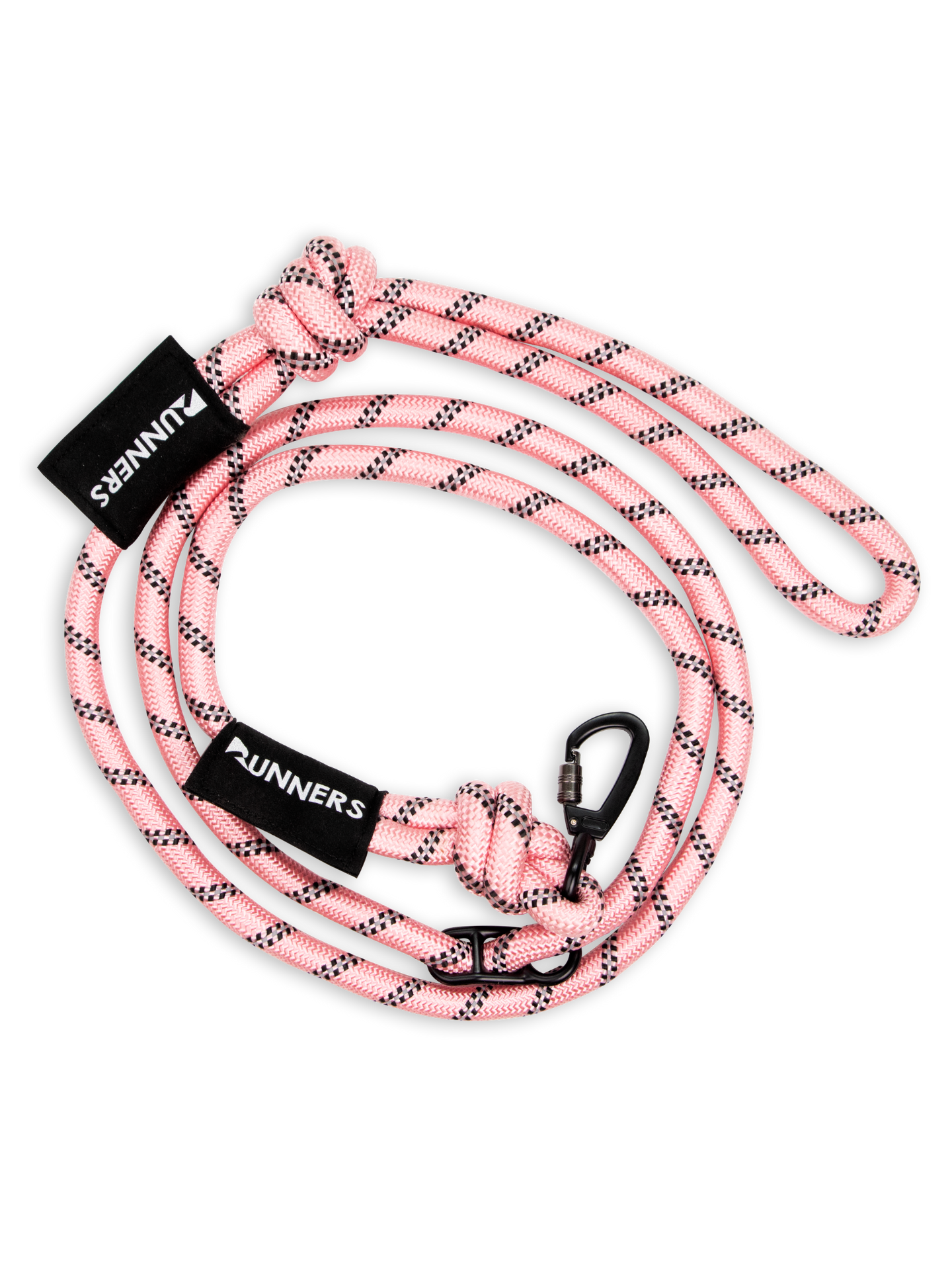 Pastel Pink Running Hands-Free Dog Leash