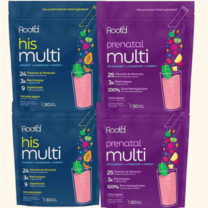 Growing Together Bundle - The Hydrating Multivitamin - For Future Mom & Dad