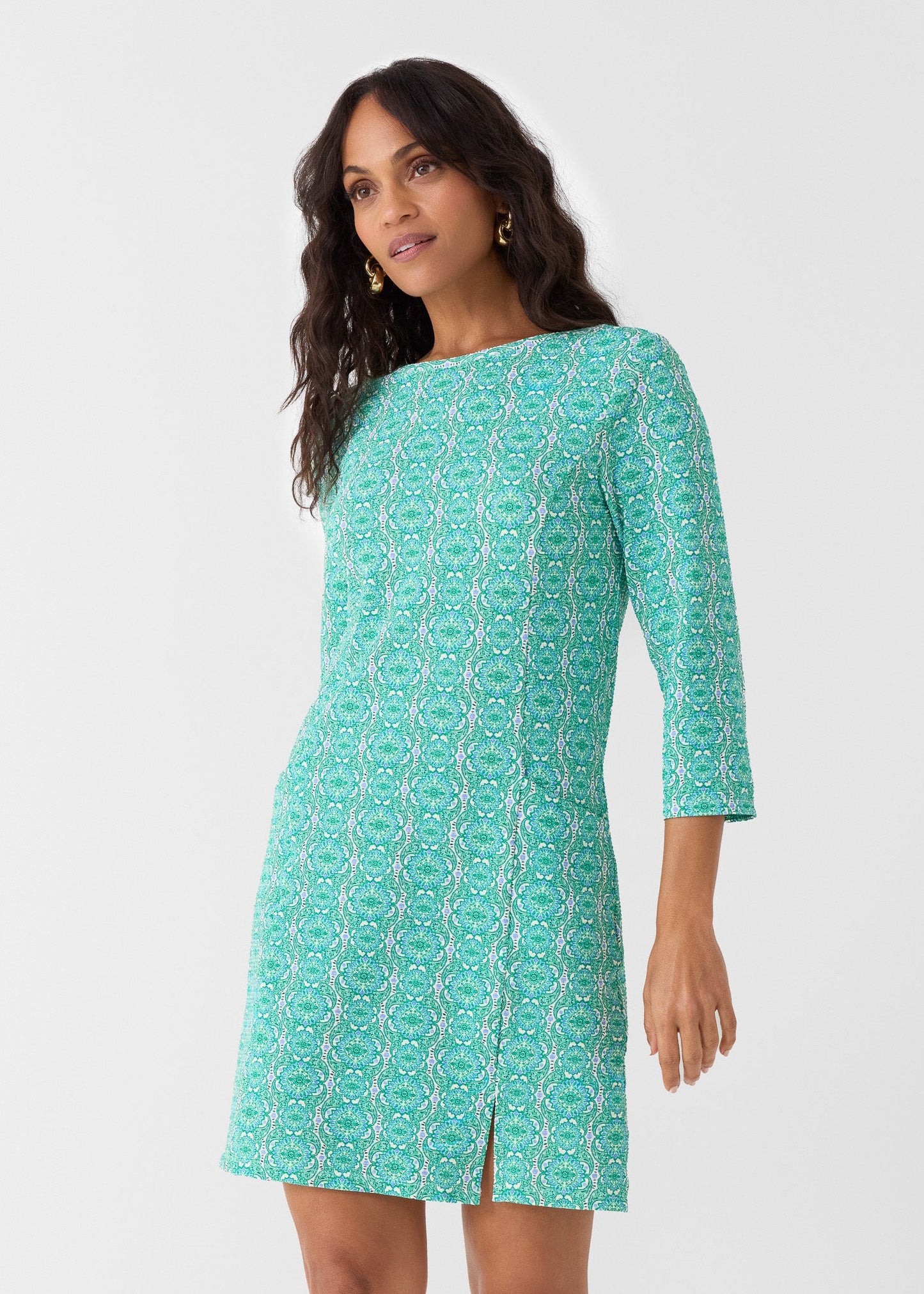 Hudson Textured Shift Dress
