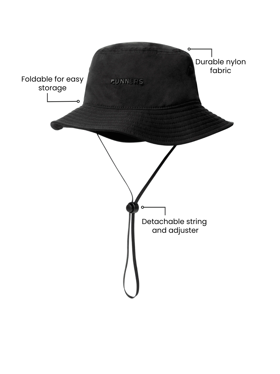 Black Bucket Hat