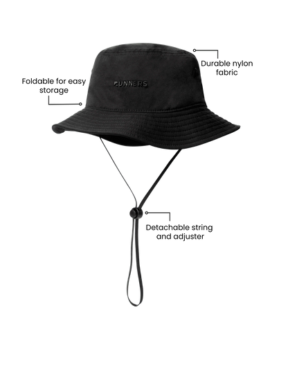 Black Bucket Hat