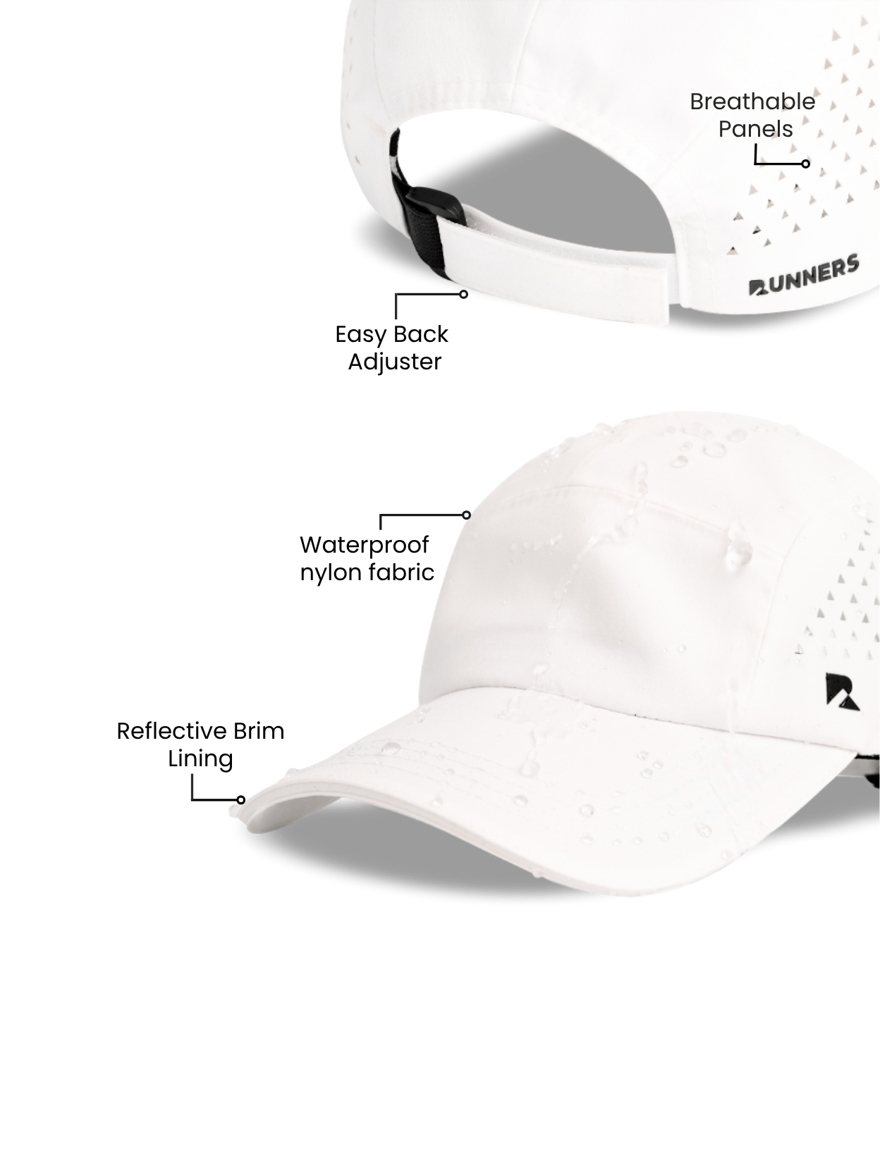 White 5-Panel Hat