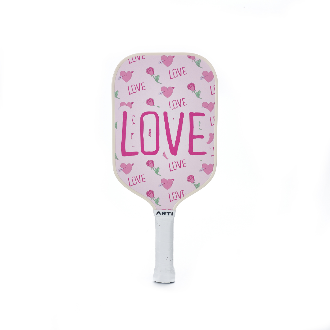 ARTI Fiberglass "Valentine's" Pickleball Paddle Set