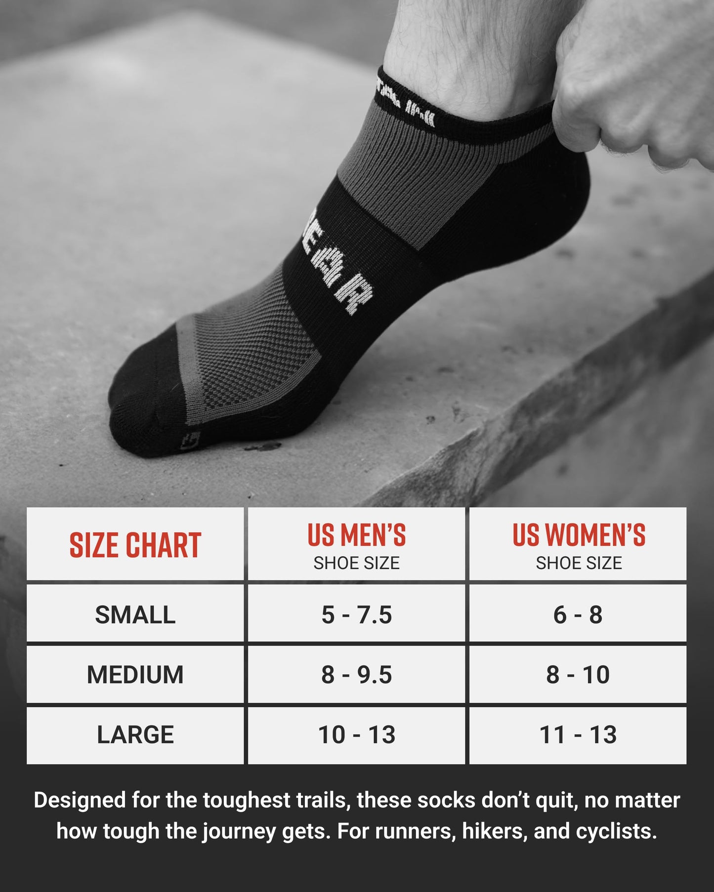 SPARTAN by MudGear No-Show Sock