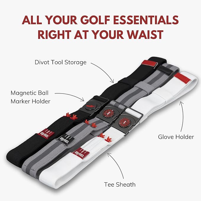 THE BYRD GOLF BELT - Organize Your Golf Gear