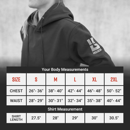 MudGear All-Weather Warrior Hoodie - Black