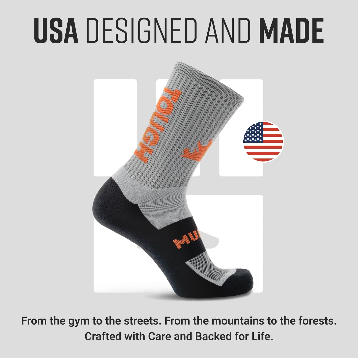 Tough Mudder by MudGear Crew Height Sock