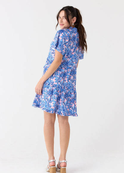 Palm Beach Short Sleeve Tiered Dress