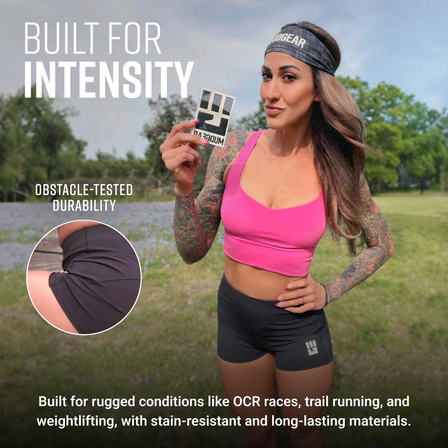 Women's Flex-Fit Compression Shorts 2-inch Inseam