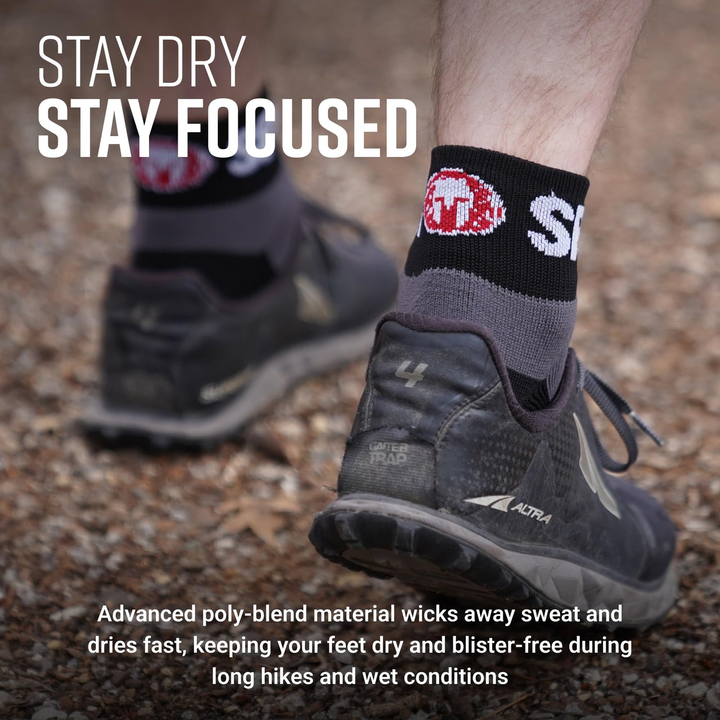 SPARTAN by MudGear Quarter (1/4) Crew Sock