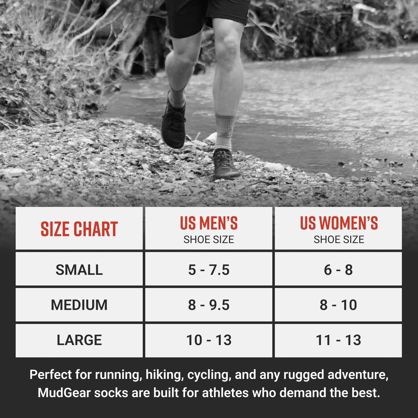 Tough Mudder by MudGear Crew Height Sock