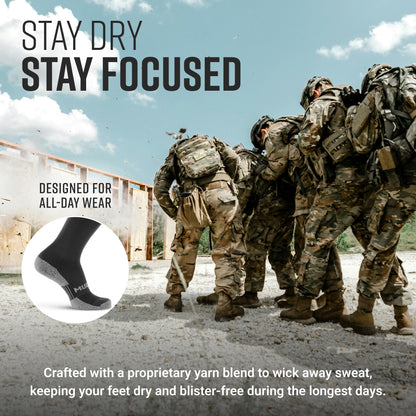 Tall Compression Socks Tactical Line (All Black)