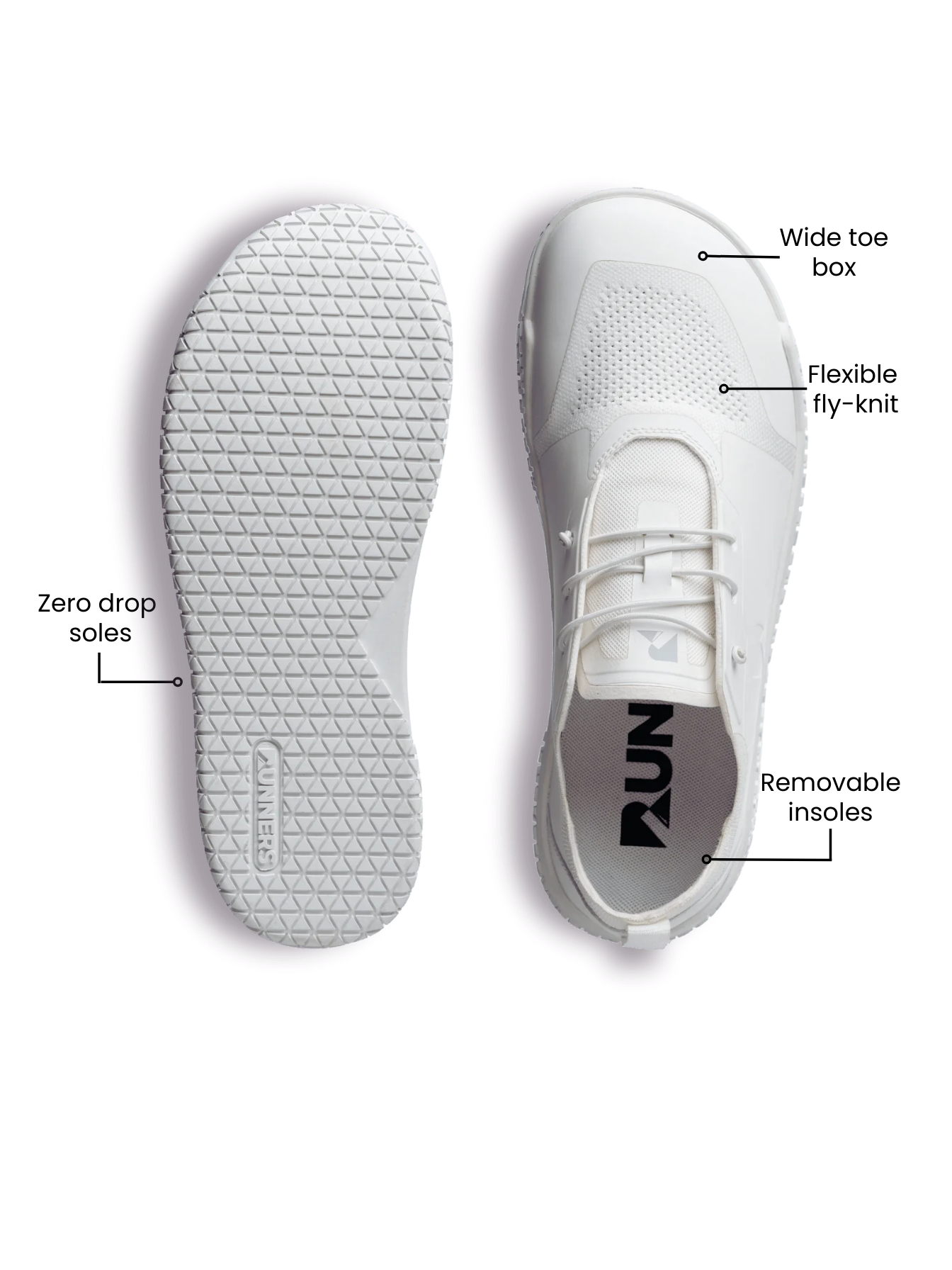 Legend Hybrid Barefoot Trainer White