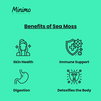 Sea Moss with Bladderwrack and Burdock Root, 60 ct.