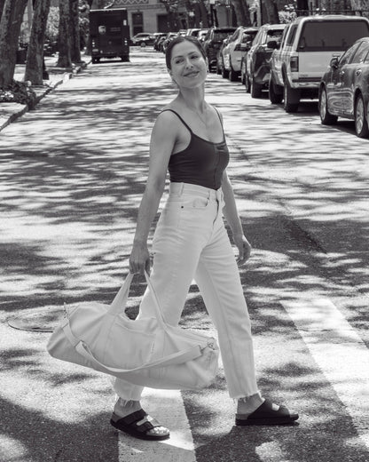 Canvas Yoga Bag in Natural