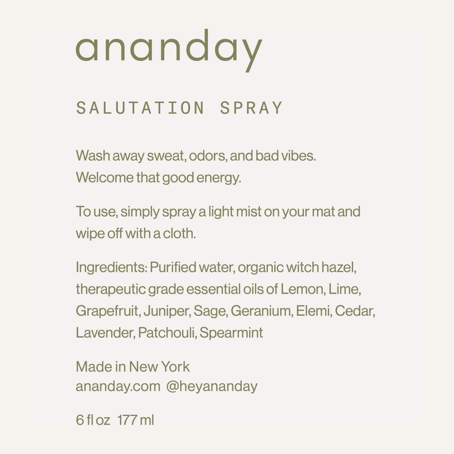 Sage & Citrus Salutation Spray