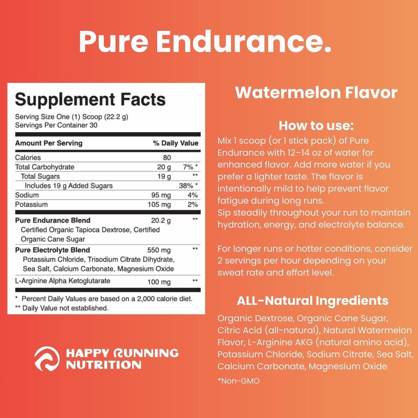 Pure Endurance Electrolyte Endurance Fuel