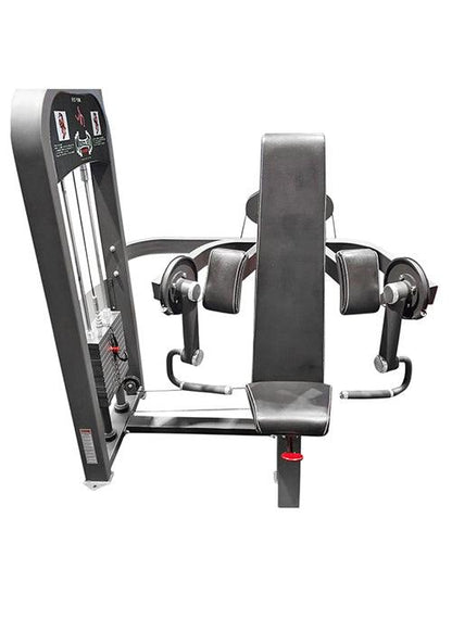 Classic Selectorized Biceps Curl by Muscle D Fitness - Adjustable Seat - Pin Selectorized Weight Stack