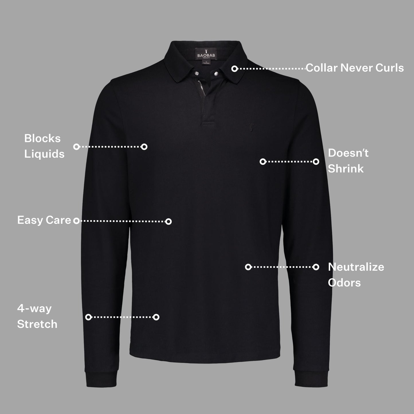 Long Sleeve Perfect Polo
