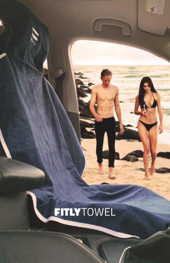 FITLY Towel - Innovative Seat Covers - Red accents