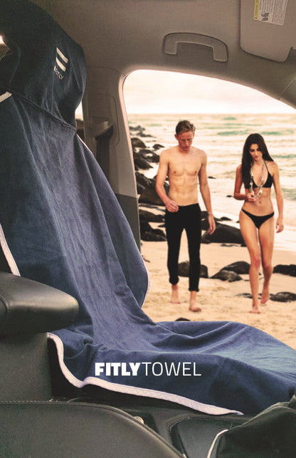 FITLY Towel - Innovative Seat Covers - Red accents