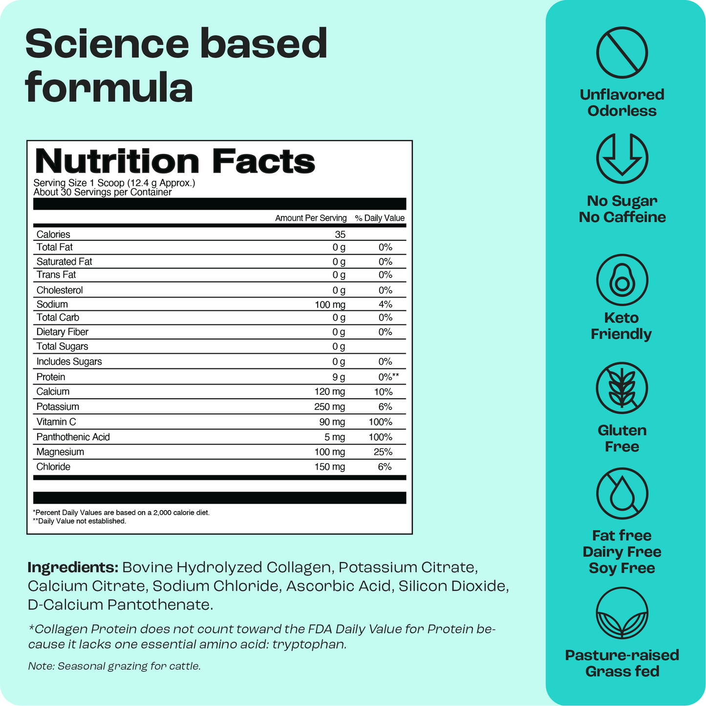 Collagen Peptides with Electrolytes Powder