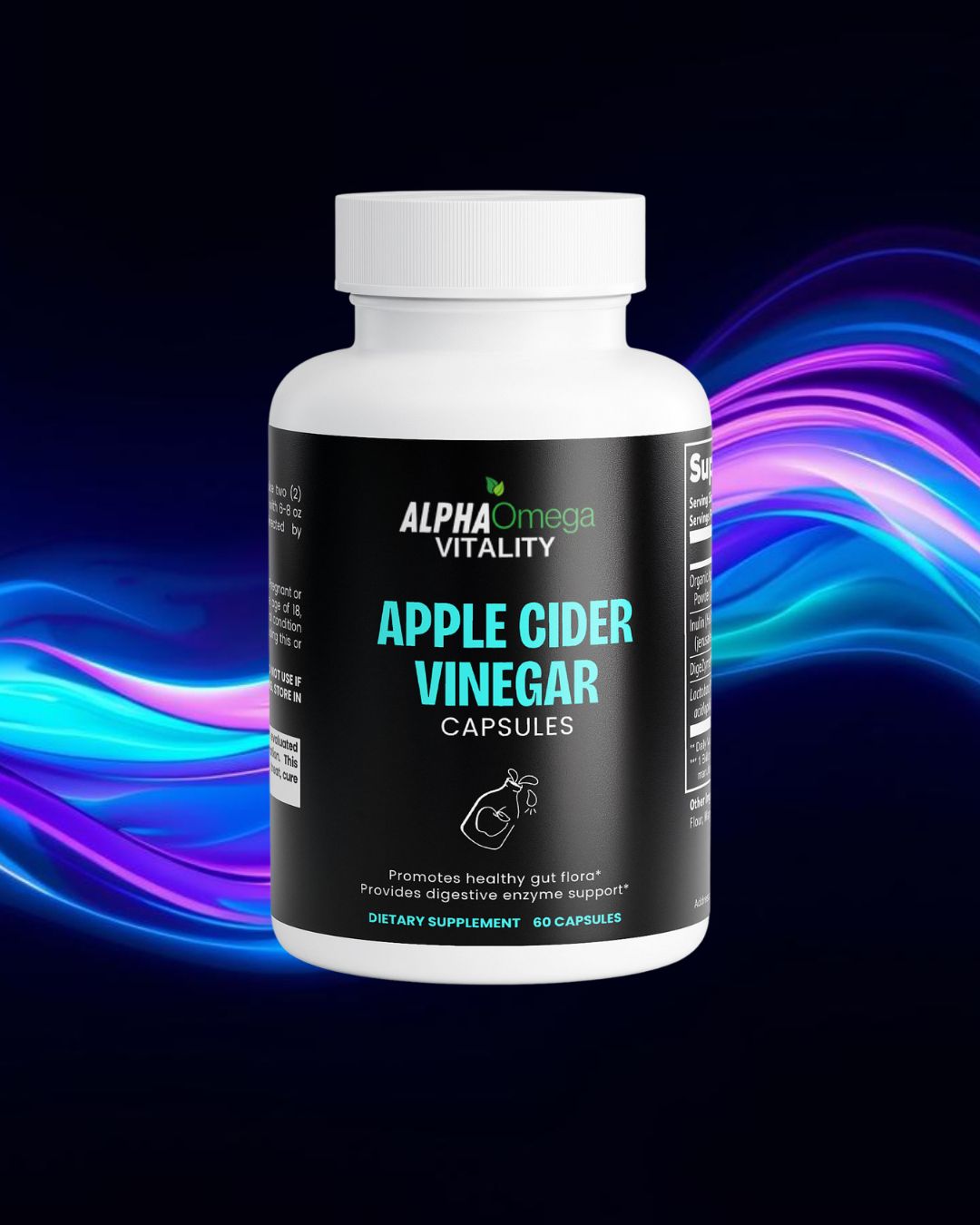 Apple Cider Vinegar Capsules – Natural Digestion & Metabolism Support