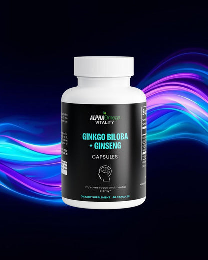 Ginkgo Biloba and Ginseng Capsules