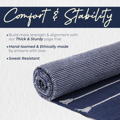 Organic & Eco-Friendly Cotton Yoga Mat