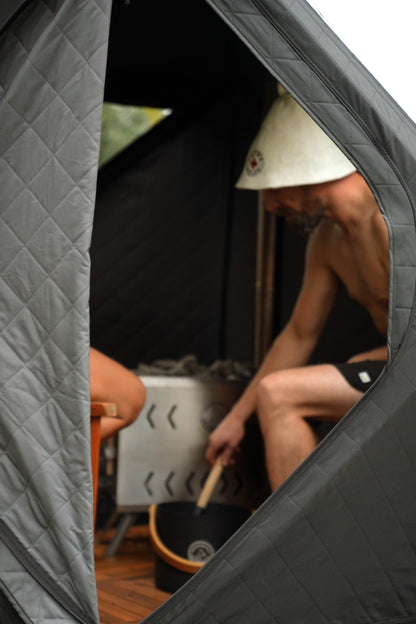 Mini Cube Sauna Tent Starter Package (2-person)