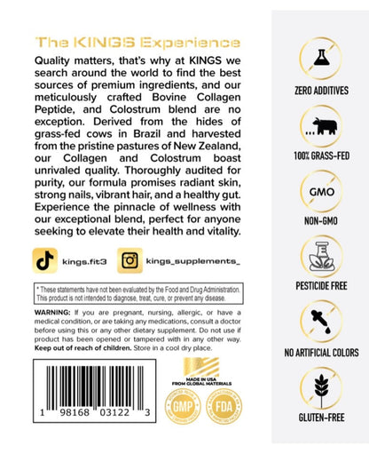 Collagen and Colostrum: Anti Aging and Recovery Blend