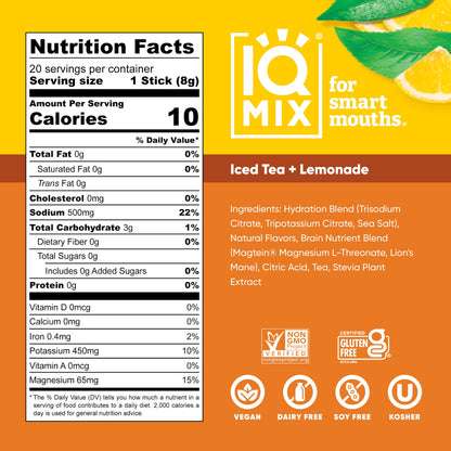 Iced Tea + Lemonade (20 Sticks)